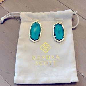 Kendra Scott Turquoise/Teal drop earrings